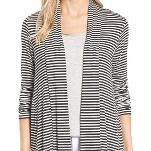 bobeau high/low cardigan